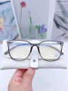 Model: TR8566, Korean version trendy no-makeup slimming anti-blue light glasses frame has been shipped undefined